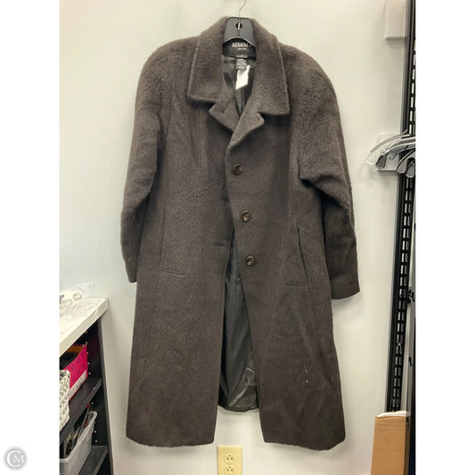 Coat Faux Fur & Sherpa By Clothes Mentor In Brown, Size: 10