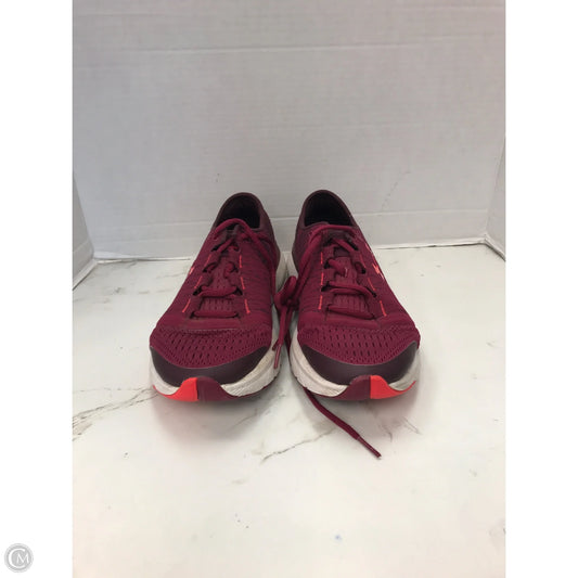 Shoes Athletic By Under Armour In Maroon, Size: 8.5
