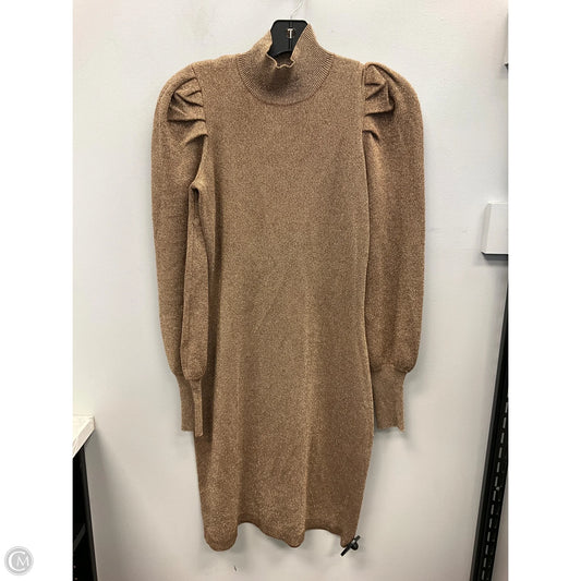 Dress Sweater By Clothes Mentor In Gold, Size: Xs