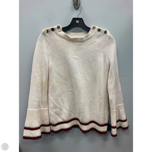 Sweater By Loft In Cream, Size: Xs