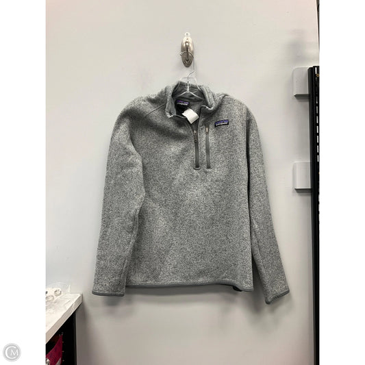 Sweatshirt Collar By Patagonia In Grey, Size: M