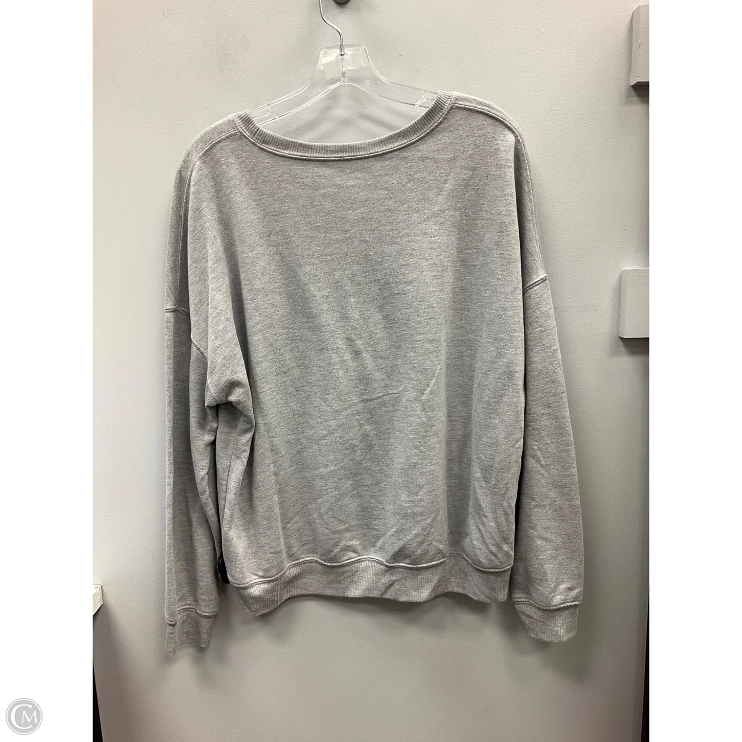 Top Long Sleeve By Clothes Mentor In Grey, Size: L