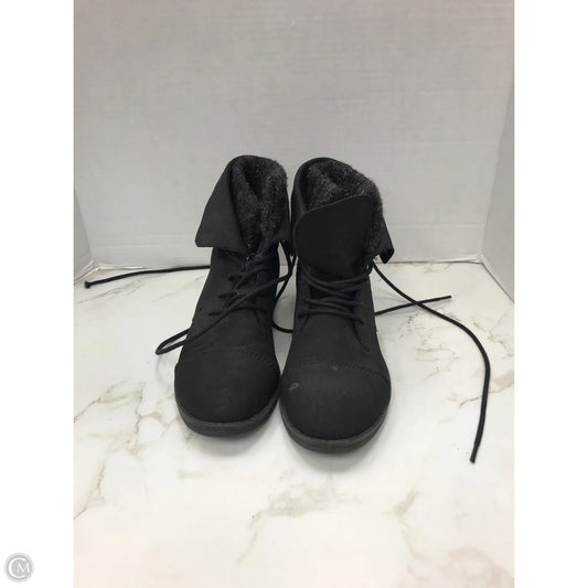 Boots Ankle Flats By Madden Girl In Black, Size: 7