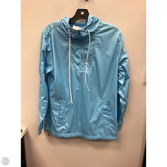 Jacket Windbreaker By Peter Millar In Blue, Size: M