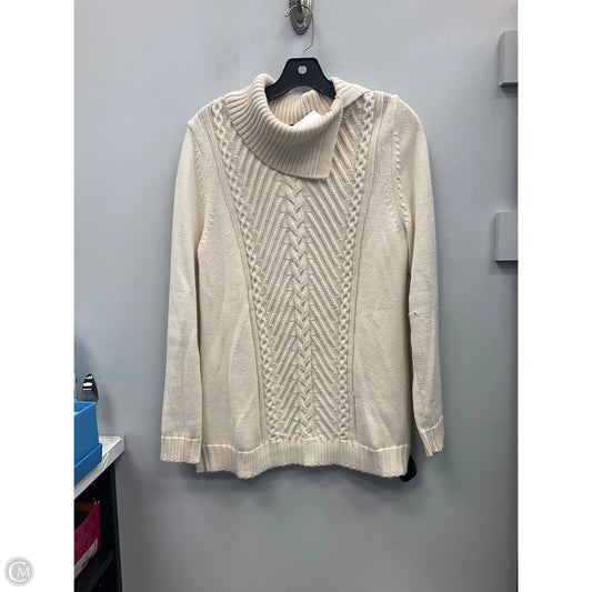 Sweater By Talbots In Cream, Size: M