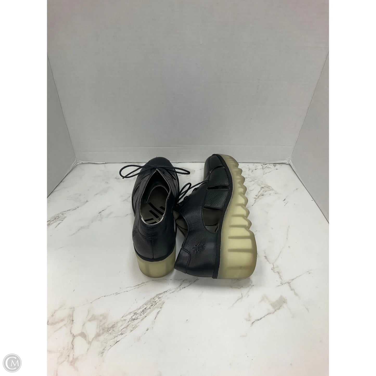 Shoes Heels Wedge By Fly London In Black, Size: 8