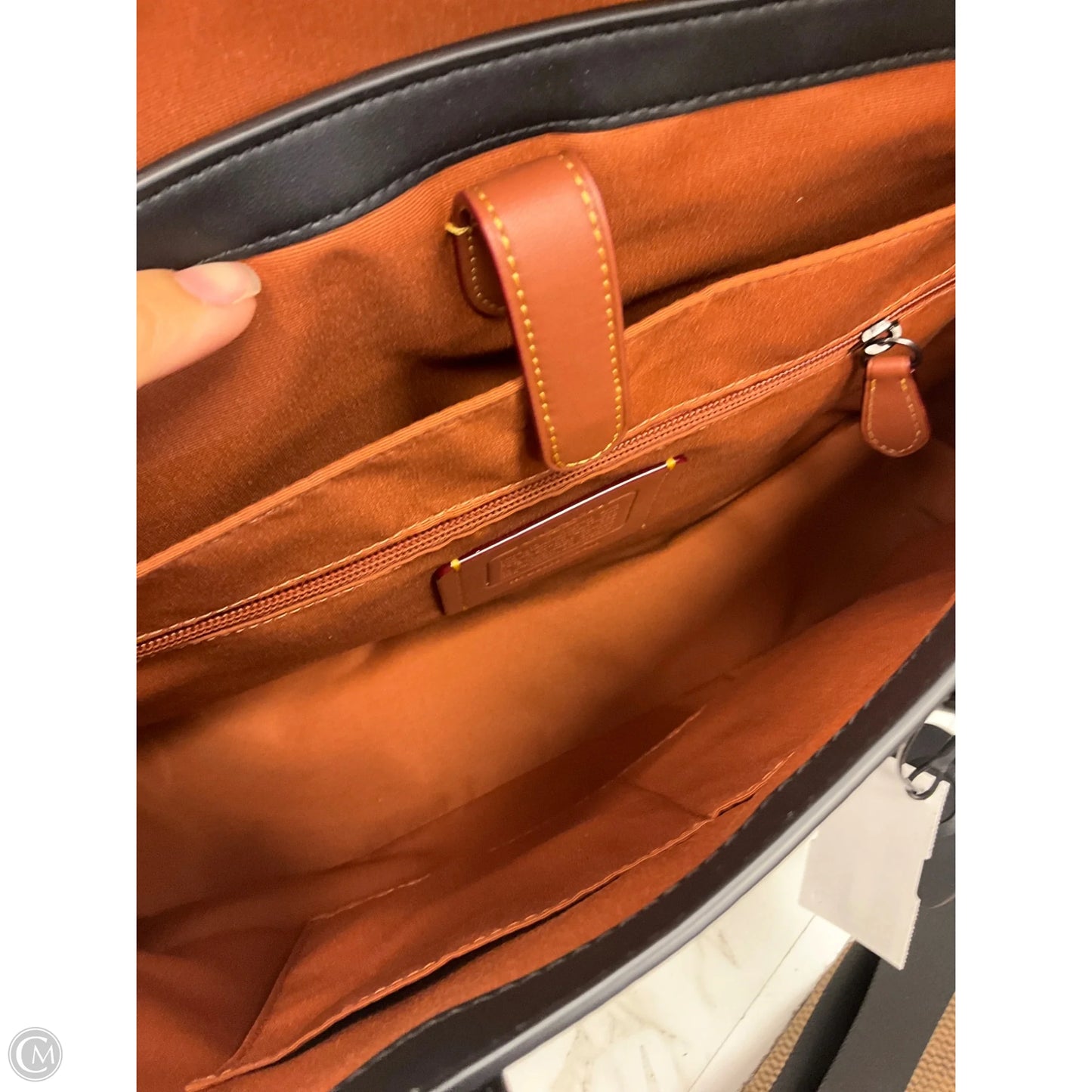 Handbag Designer By Coach, Size: Large