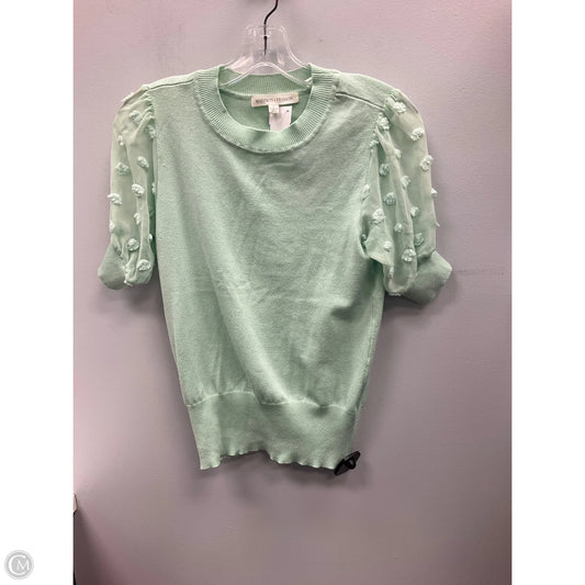 Sweater Short Sleeve By Clothes Mentor In Green, Size: S