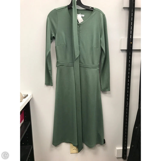 Dress Casual Midi By Clothes Mentor In Green, Size: Xxsp
