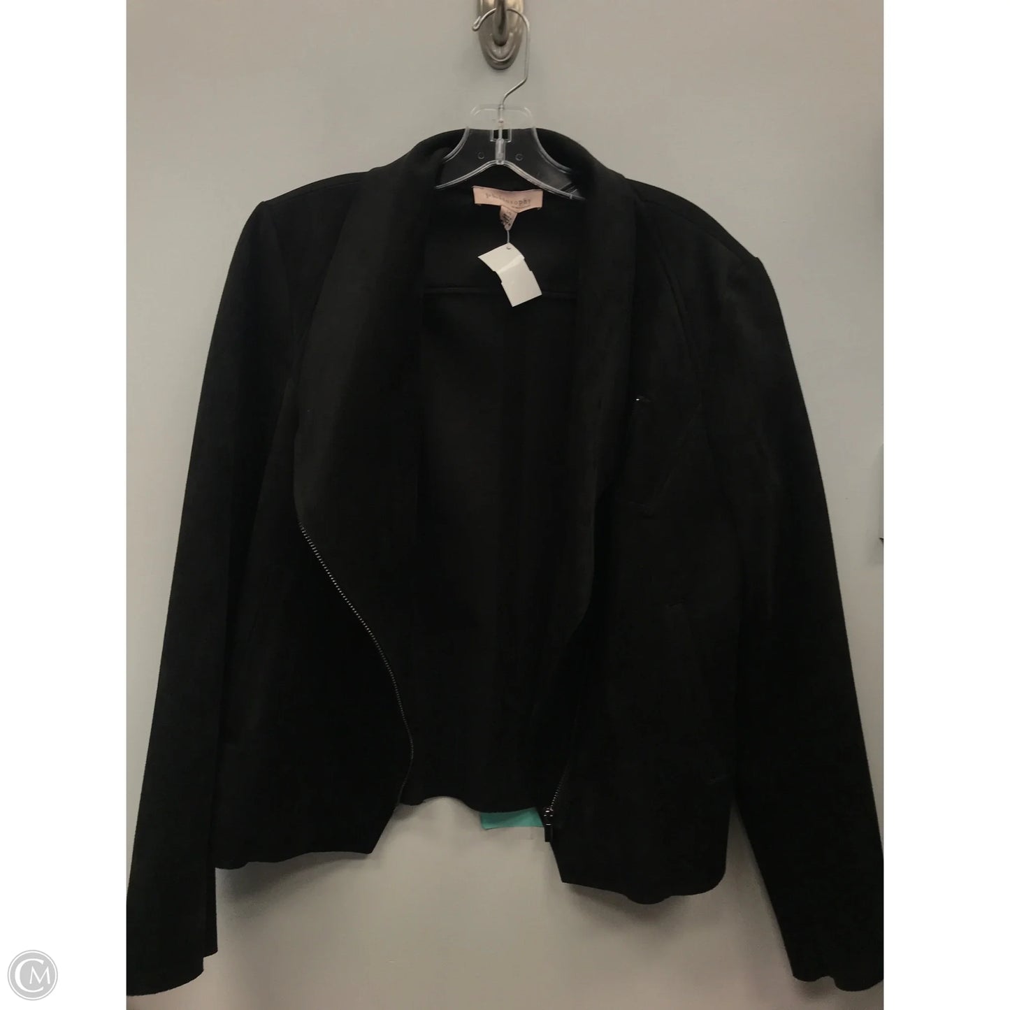 Jacket Moto By Philosophy In Black, Size: L