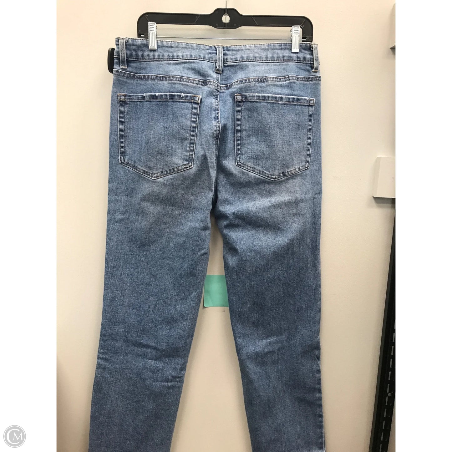 Jeans Straight By Oat In Blue, Size: 12