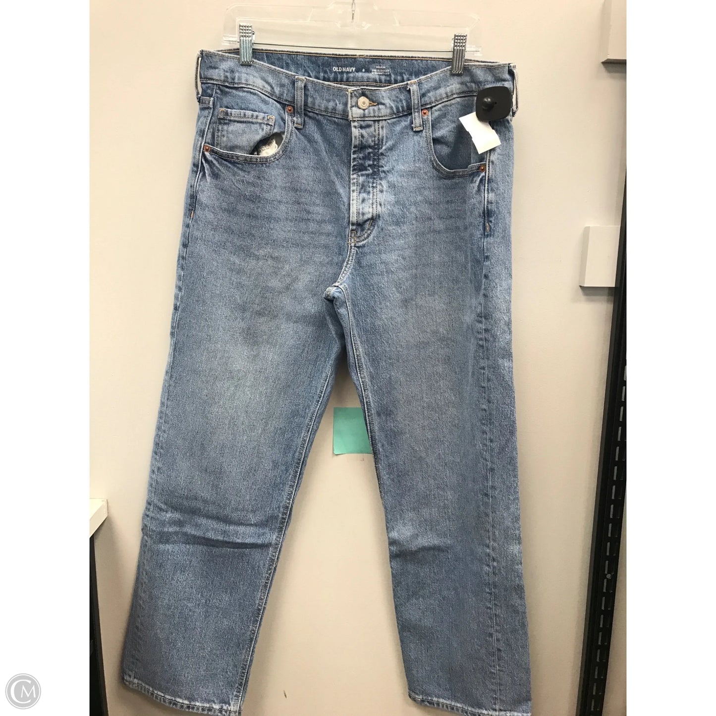 Jeans Straight By Old Navy In Blue, Size: 8
