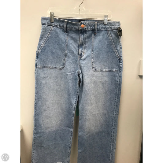 Jeans Wide Leg By J. Crew In Blue, Size: 10