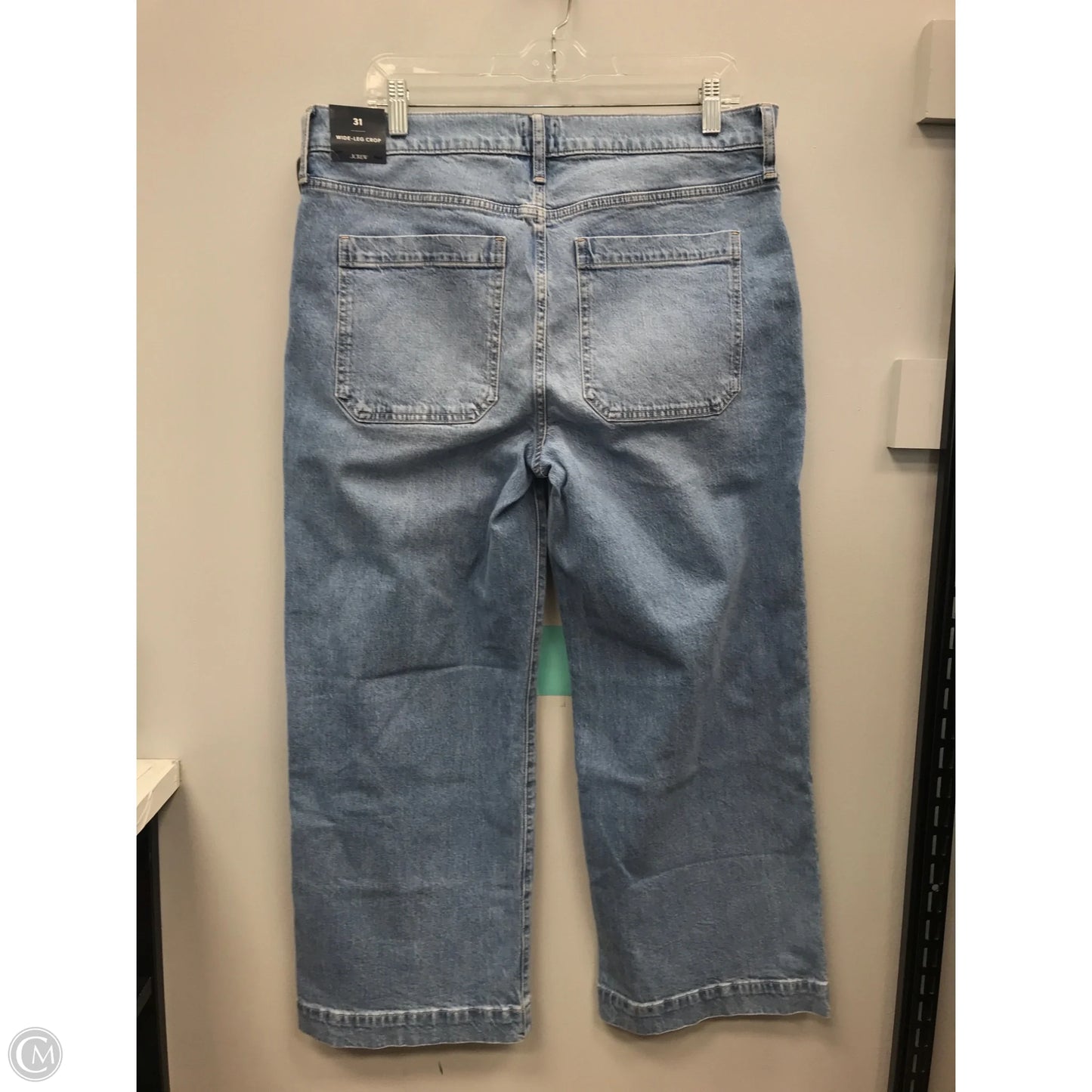Jeans Wide Leg By J. Crew In Blue, Size: 10
