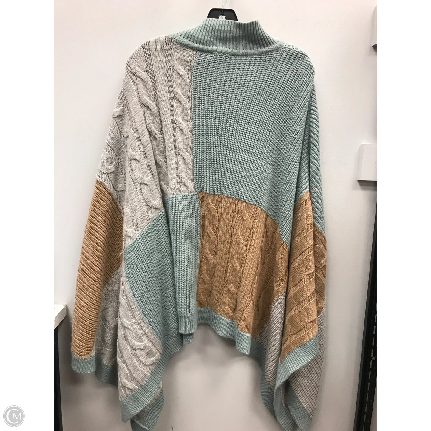 Poncho By Vici In Blue & Brown, Size: Osfm