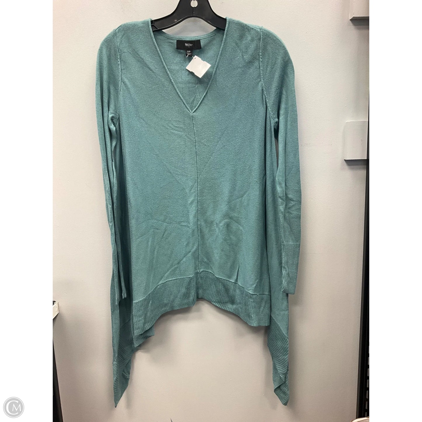 Top Long Sleeve By Mossimo In Teal, Size: S