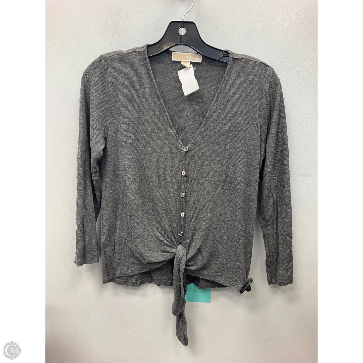 Top Long Sleeve By Michael By Michael Kors In Grey, Size: S
