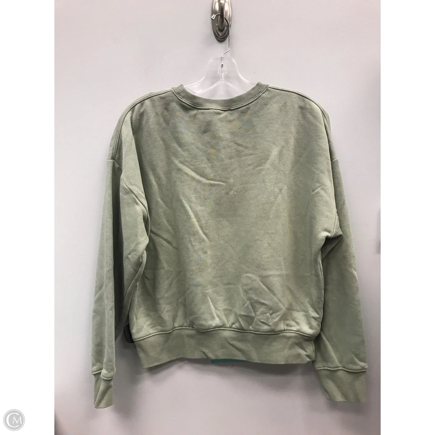 Sweatshirt Crewneck By Calvin Klein In Green, Size: Xs