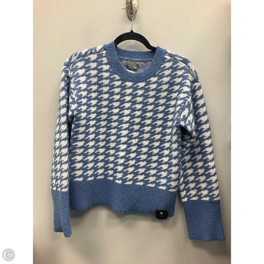 Sweater By Berkley Jensen In Blue & White, Size: S