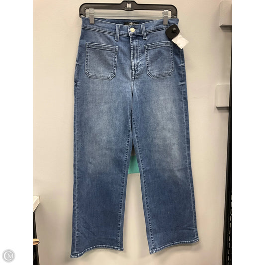 Jeans Boot Cut By 7 For All Mankind In Blue, Size: 6
