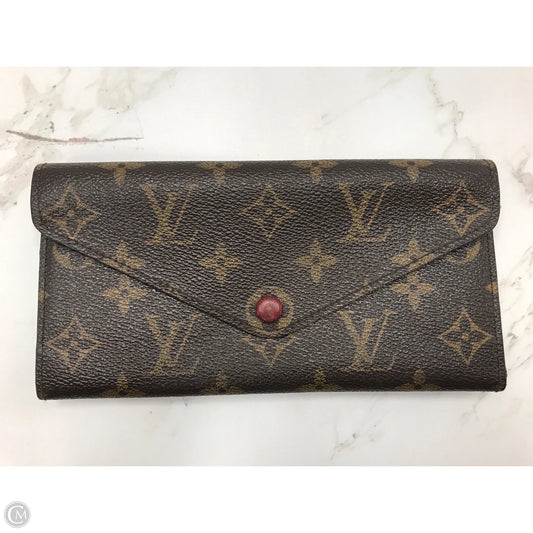 Wallet Luxury Designer By Louis Vuitton, Size: Medium