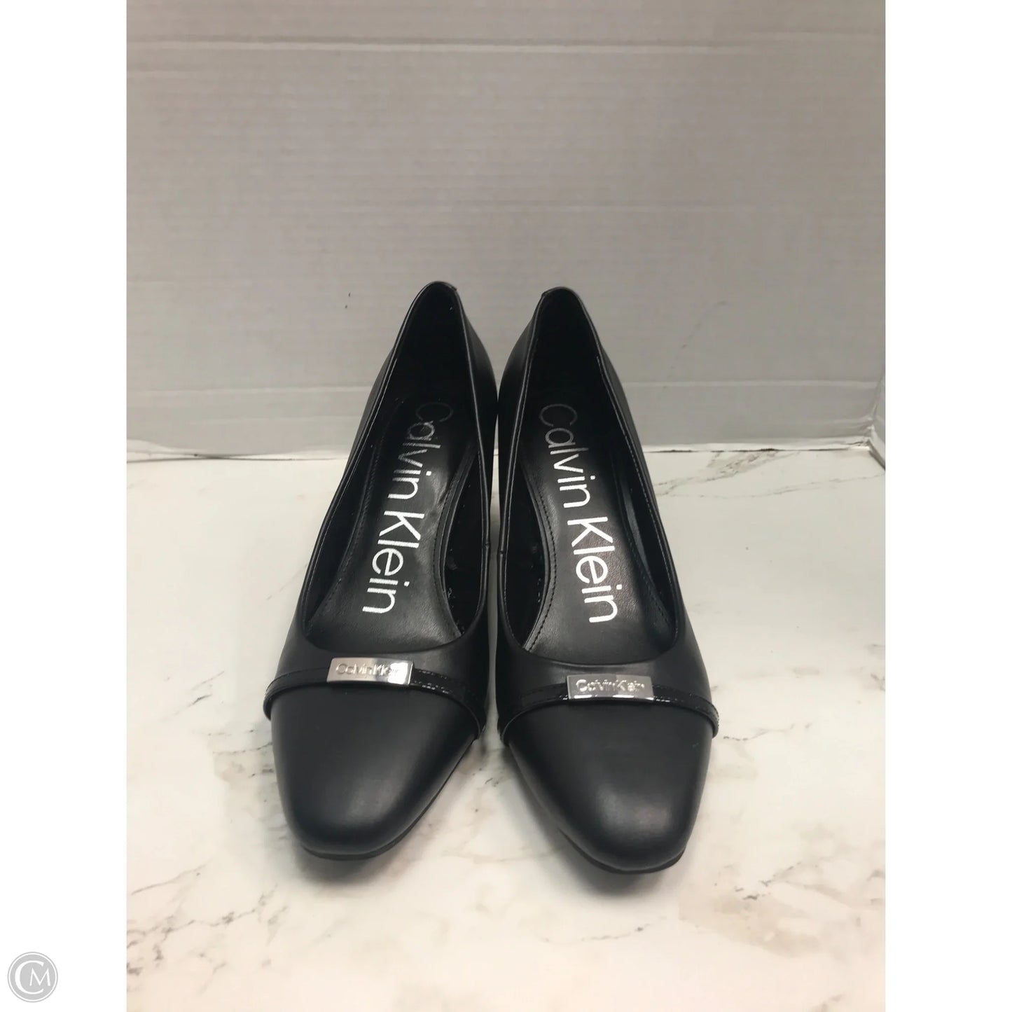 Shoes Heels Block By Calvin Klein In Black, Size: 7