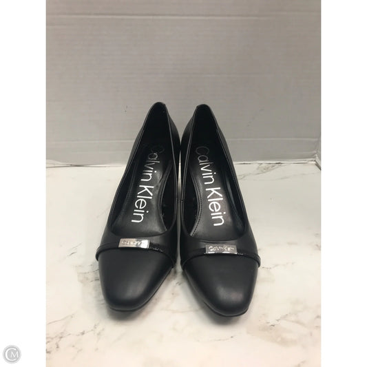 Shoes Heels Block By Calvin Klein In Black, Size: 7