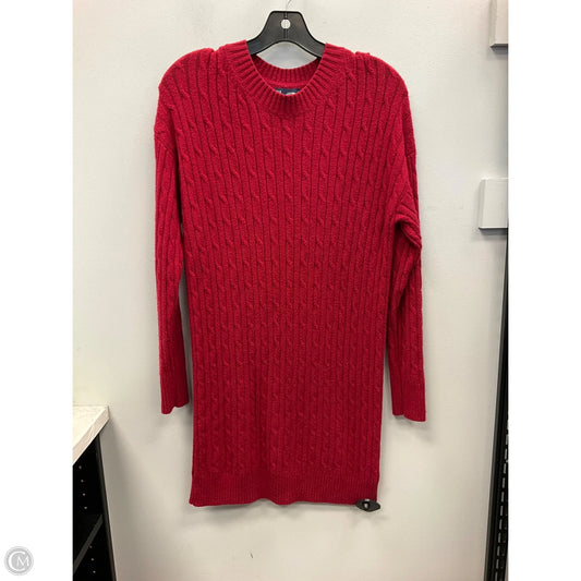 Dress Sweater By Gap In Red, Size: Xs