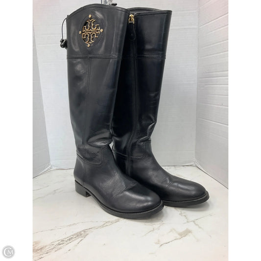 Boots Designer By Tory Burch In Black, Size: 7