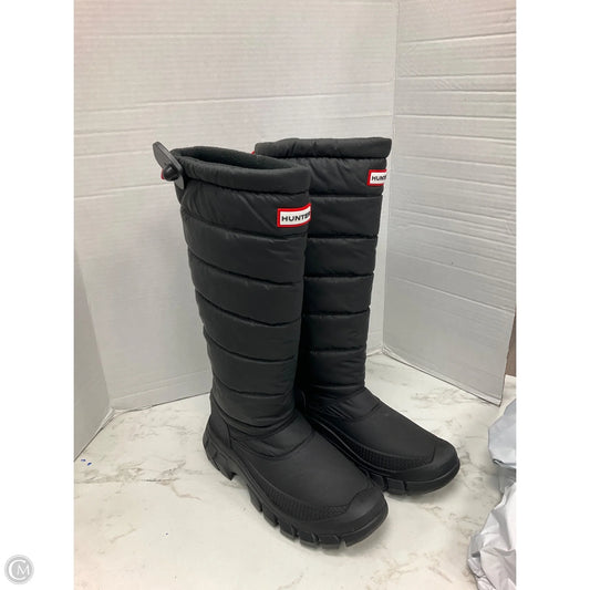 Boots Designer By Hunter In Black, Size: 8