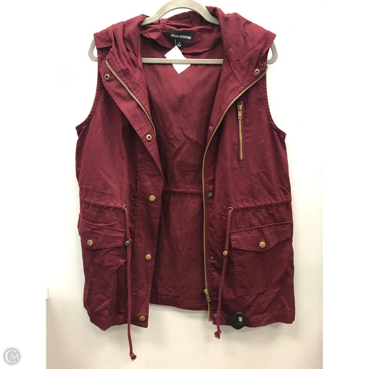 Vest Other By Zenana Outfitters In Red, Size: M