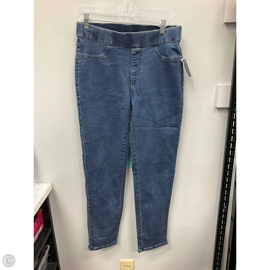 Jeans Skinny By Karen Scott In Blue, Size: Mp