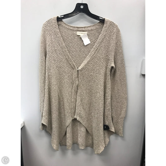 Sweater Cardigan By If It Were Me In Beige, Size: S