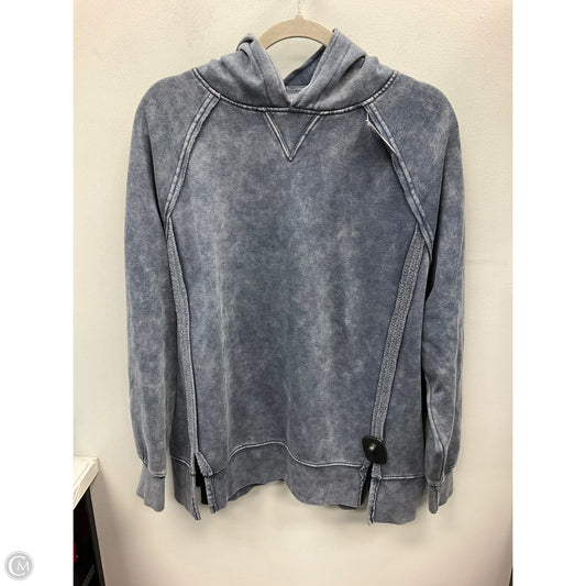 Sweatshirt Hoodie By Danskin In Blue, Size: S