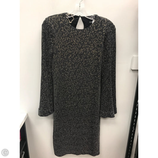 Dress Party Midi By Msk In Black & Gold, Size: S