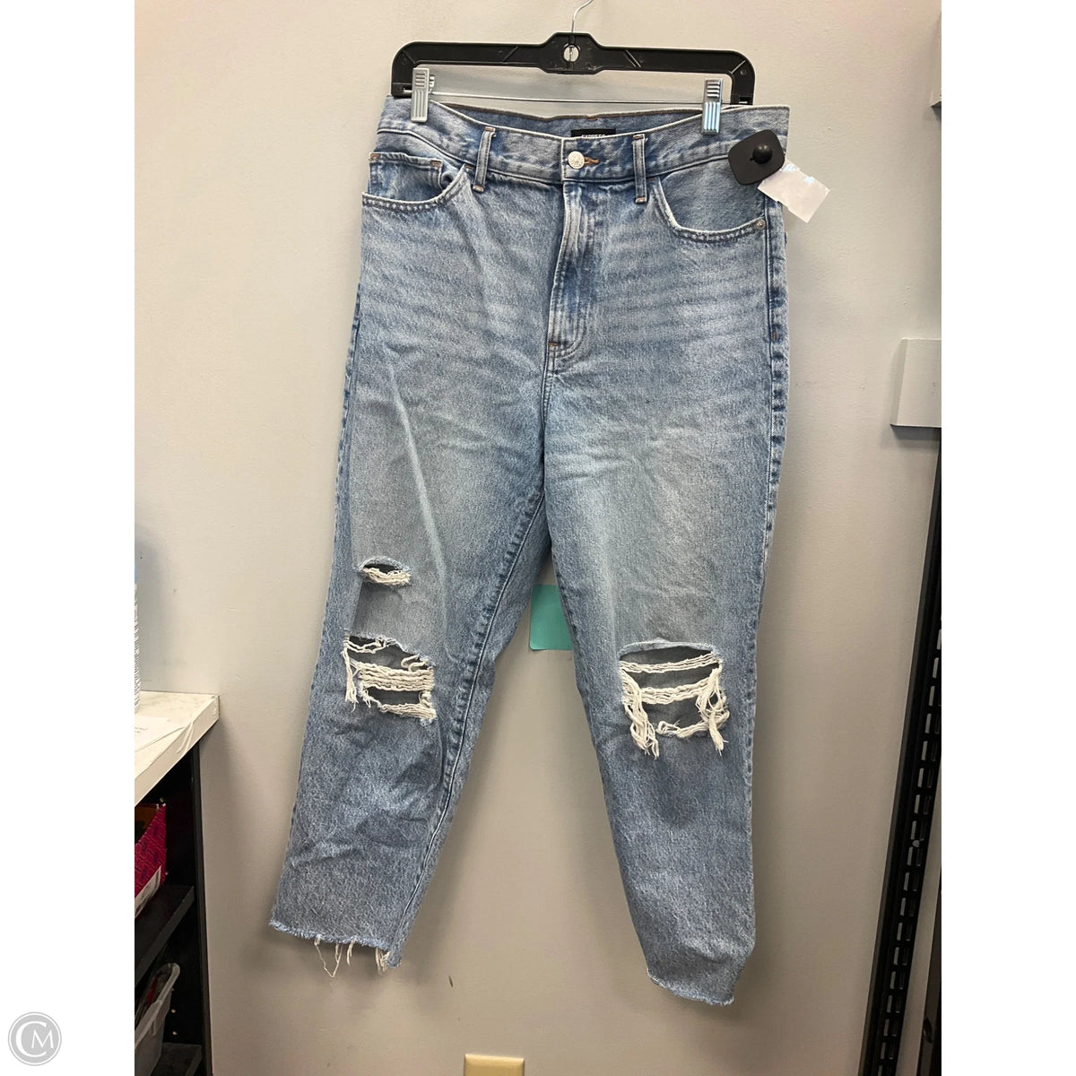 Jeans Cropped By Express In Blue, Size: 10