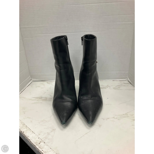 Boots Ankle Heels By Seychelles In Black & Cream, Size: 8