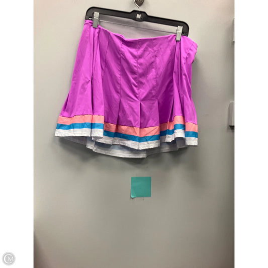 Skort Designer By Lilly Pulitzer In Purple, Size: Xl