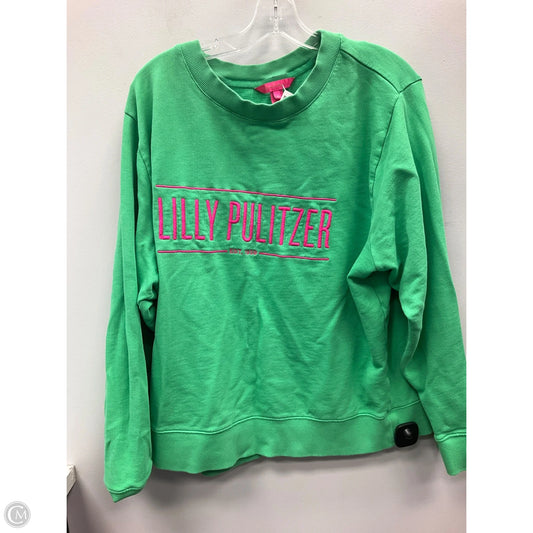 Sweatshirt Designer By Lilly Pulitzer In Green, Size: Xl