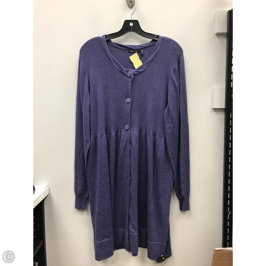 Dress Sweater By Daisy Fuentes In Purple, Size: Xl
