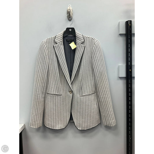 Blazer By Ann Taylor In Grey & White, Size: 0