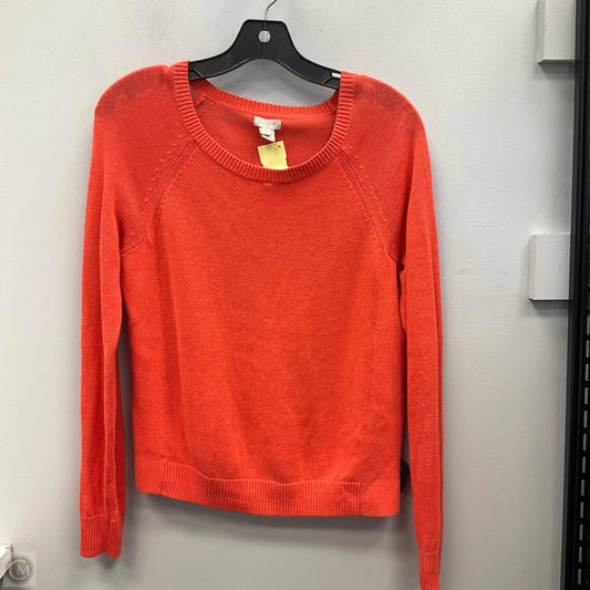 Top Long Sleeve By J. Crew In Orange, Size: S