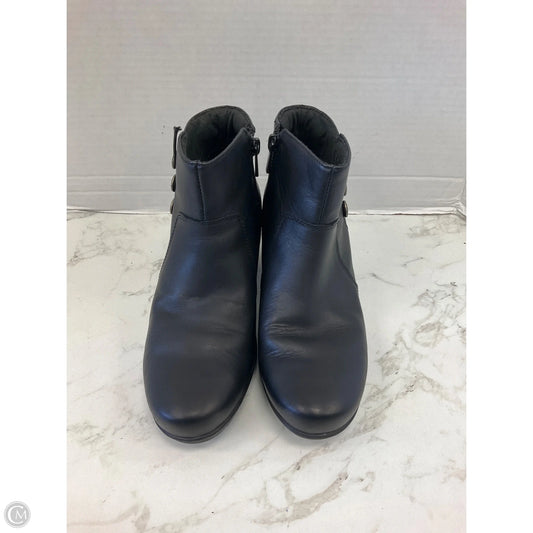 Boots Ankle Heels By Clarks In Black, Size: 7
