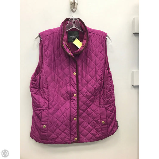 Vest Puffer & Quilted By Talbots In Purple, Size: Lp