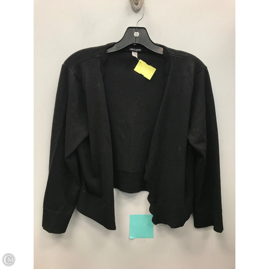 Sweater Cardigan By Cable And Gauge In Black, Size: L