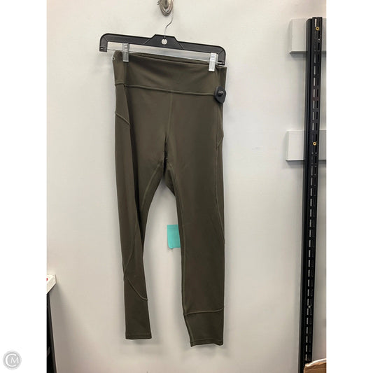 Athletic Leggings By Lululemon In Green, Size: 8
