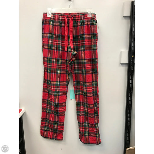 Pajama Pants By Old Navy In Plaid Pattern, Size: S