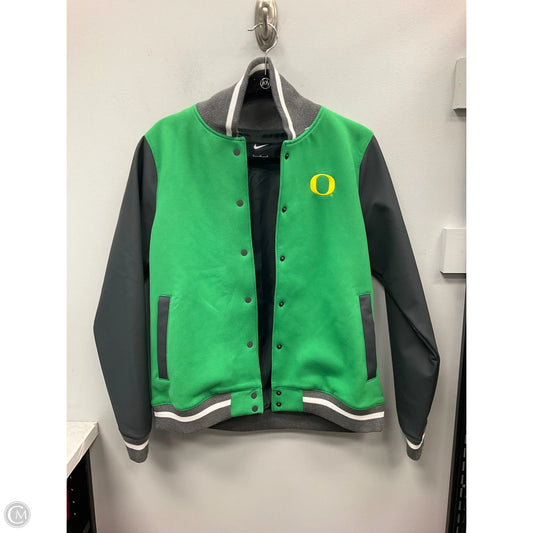 Jacket Other By Nike In Green & Grey, Size: M