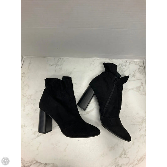 Boots Ankle Heels By A New Day In Black, Size: 6.5