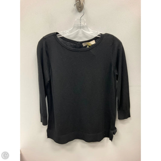 Top Long Sleeve By Loft In Black, Size: S